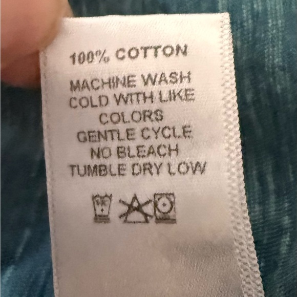 Jess & Jane Vibrant Blue Artistic Tunic - Picture 5 of 5